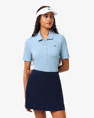 Polo Piqu&eacute; de Golf El&aacute;sticos com Prote&ccedil;&atilde;o UV Slim Fit