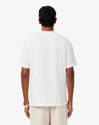 T-shirt em Jersey de Algod&atilde;o com Bordado