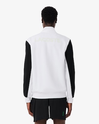 Sweatshirt Desportiva com Fecho em Colorblock