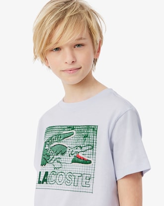 T-shirt de Algod&atilde;o com Estampado Gr&aacute;fico