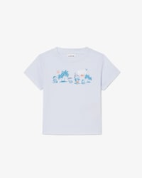 T-shirt de Algod&atilde;o com Estampado