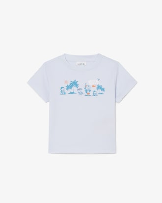 T-shirt de Algod&atilde;o com Estampado