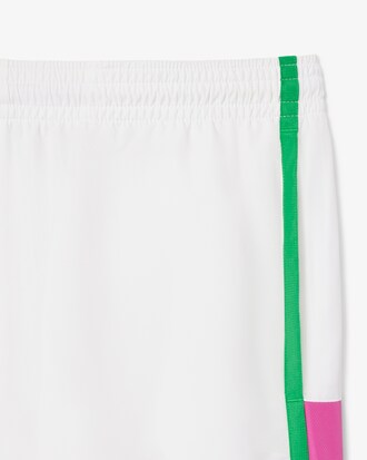 Calções de Ténis Colorblock Leves com Listras