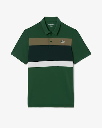 Polo de Golfe em Colourblock Regular Fit