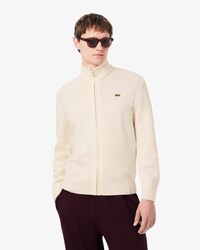 Sweater de L&atilde; Cardada com Fecho