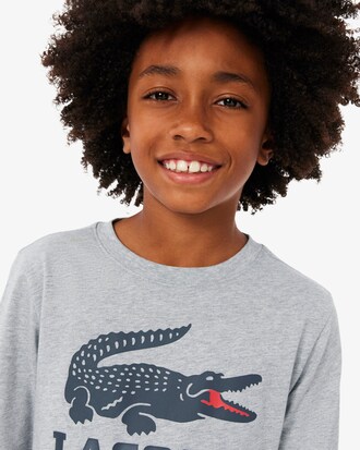 Sweatshirt de Felpa com Estampado de Crocodilo   