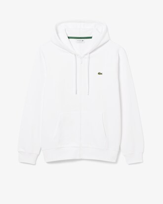 Sweatshirt de Algodão com Fecho Classic Fit