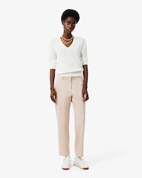 Cal&ccedil;as Chino em Gabardina de Algod&atilde;o Straight Fit