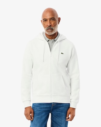Sweatshirt de Algodão com Fecho Classic Fit