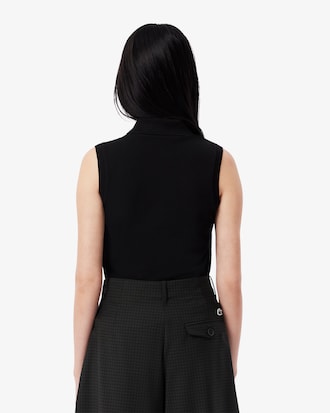 Polo L.12.D Elástico e Sem Mangas Slim Fit