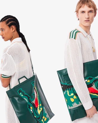 Saco Tote Runway com Estampado em Croco