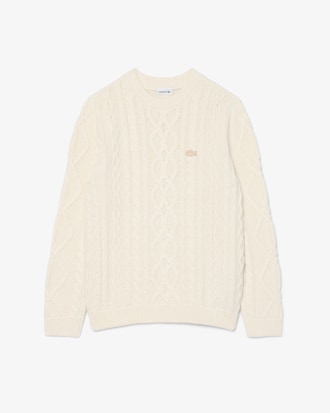 Sweater de Algod&atilde;o e L&atilde; com Decote Redondo