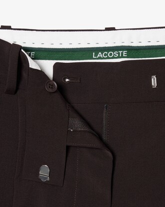 Cal&ccedil;&otilde;es Bermuda Plissados Oversize com Mistura de L&atilde;