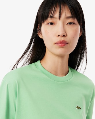 T-shirt de Algodão Suave Relaxed Fit