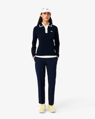 Calças de Golf Elásticas com Proteção UV Slim Fit