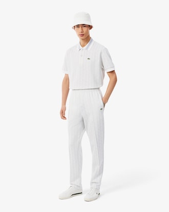 Polo em Jacquard com Monograma Classic Fit