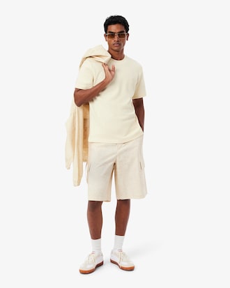 T-shirt de Algod&atilde;o Rendada