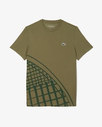 T-shirt de T&eacute;nis Estampada Ultra-Dry