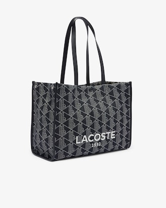 Saco Tote Grande em Jacquard de Heran&ccedil;a