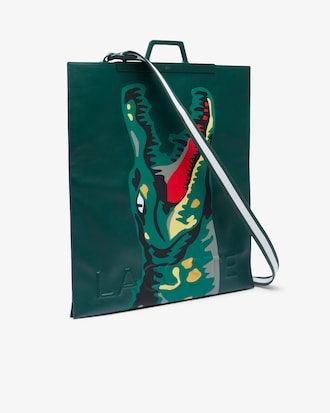Saco Tote Runway com Estampado em Croco