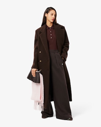 Polo piqué de algodão stretch Lacoste para Mulher