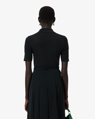 Polo Mini-Piqué Runway de Seda Slim Fit