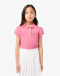 Polo Mini Piqué com Gola Festiva