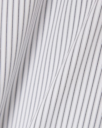 Camisa Slim Fit Listrada em Popelina El&aacute;stica