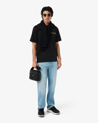 T-shirt de Algod&atilde;o Grosso com Bordado