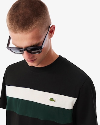 T-shirt Colorblock em Jersey