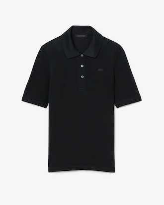 Polo Mini-Piqué Runway de Seda Slim Fit