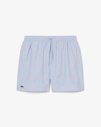 Cal&ccedil;&otilde;es de Banho com Estampado de Crocodilo Comprimento M&eacute;dio