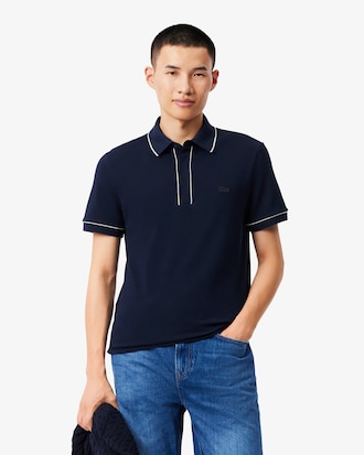 Polo Paris em Piqu&eacute; El&aacute;stico Regular Fit