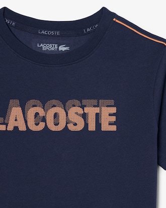 T-shirt Desportiva com Estampado e Tecnologia Ultra-Dry