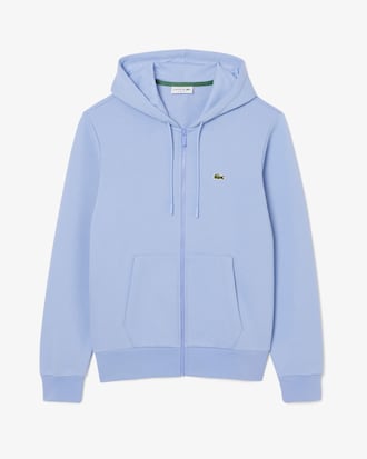 Hoodie em Felpa com Fecho