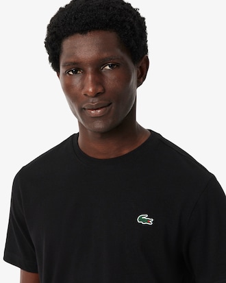 T-shirt Desportiva com Crocodilo Gr&aacute;fico e Tecnologia Ultra-Dry