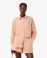 Camisola Oversize com Mistura de Linho