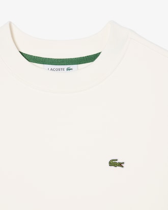 Sweatshirt de Velo com Colarinho Redondo Relaxed Fit