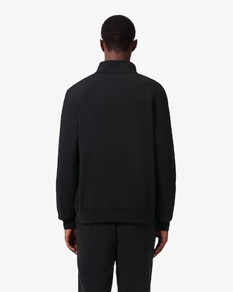 Sweatshirt de Felpa de Algod&atilde;o com Fecho