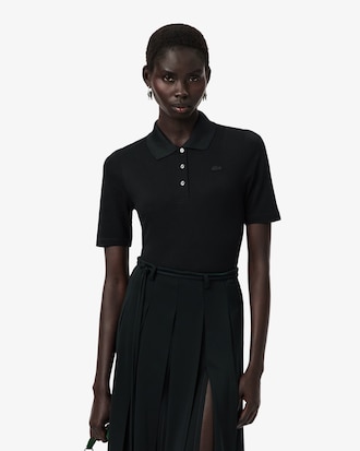 Polo Mini-Piqué Runway de Seda Slim Fit