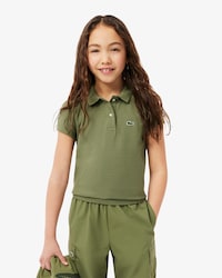Polo Mini Piqué com Gola Festiva
