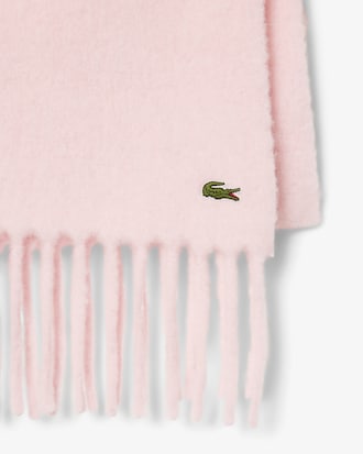 Cachecol com Franjas em Mistura de Alpaca