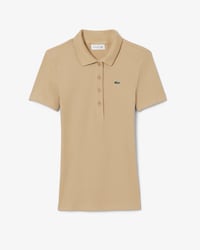 Polo L.12.D de Algodão Canelado Slim Fit