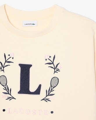 Sweatshirt de Neopreno com Emblema Bordado