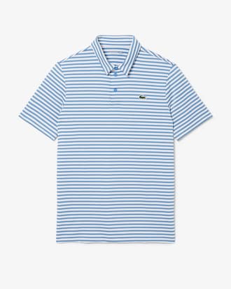 Polo de Golf Listrado Regular Fit e com Tecnologia Ultra-Dry