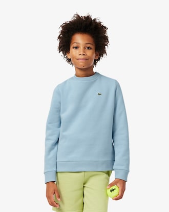 Sweatshirt de Felpa com Gola Redonda unissexo