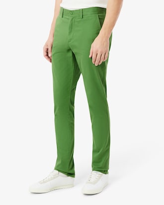 Cal&ccedil;as Chino de Sarja El&aacute;stica Slim Fit