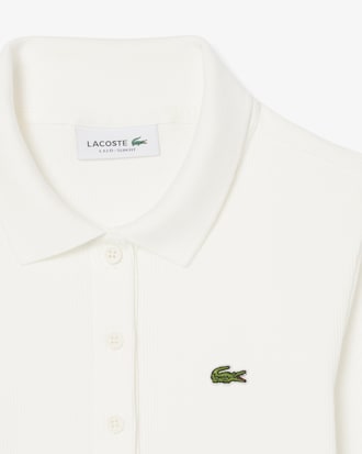 Polo L.12.D de Algod&atilde;o Canelado Slim Fit