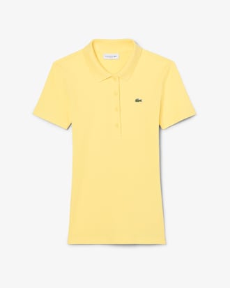 Polo L.12.D de Algod&atilde;o Canelado Slim Fit