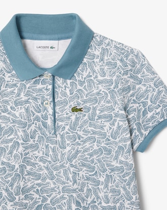 Vestido Polo de Algodão Estampado